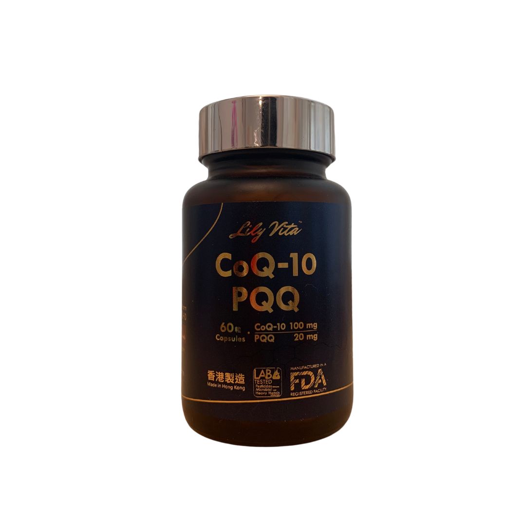 Lily Vita-還原型輔酶Co-Q10(100mg)+PQQ(20mg)(60粒)